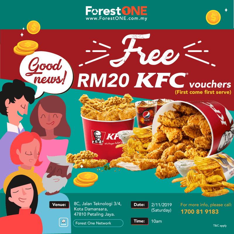 Join Our Briefing on 2nd November & get KFC Vouchers!