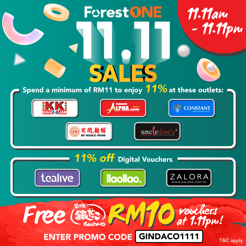 Get ready for ForestONE 11.11 Sales!