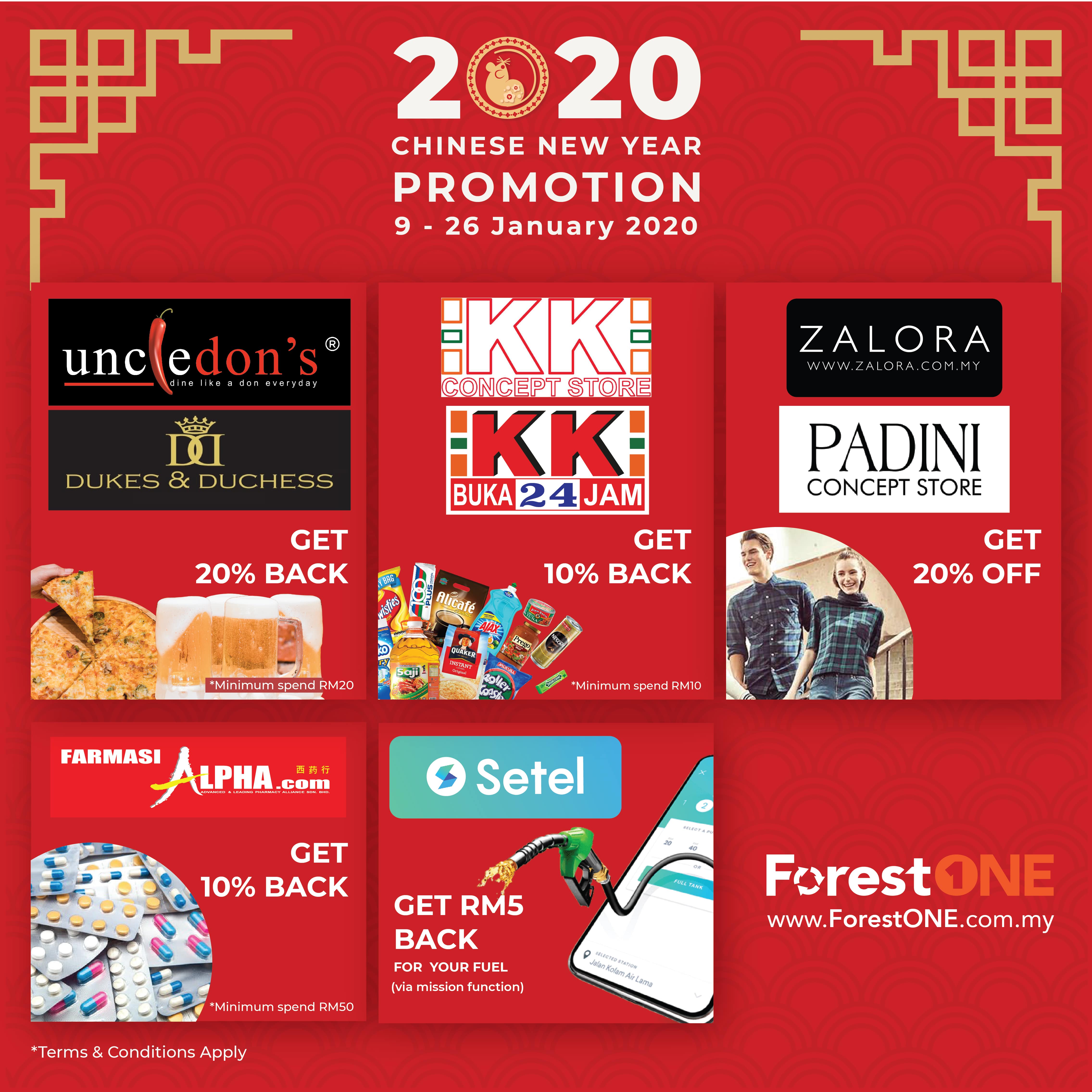 ForestONE Chinese New Year Sales!
